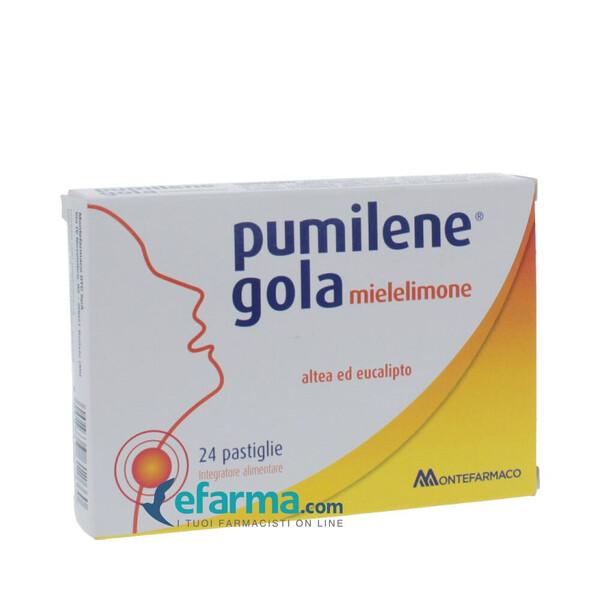 Pulimene Gola Gusto Miele e Limone 24 Pastiglie