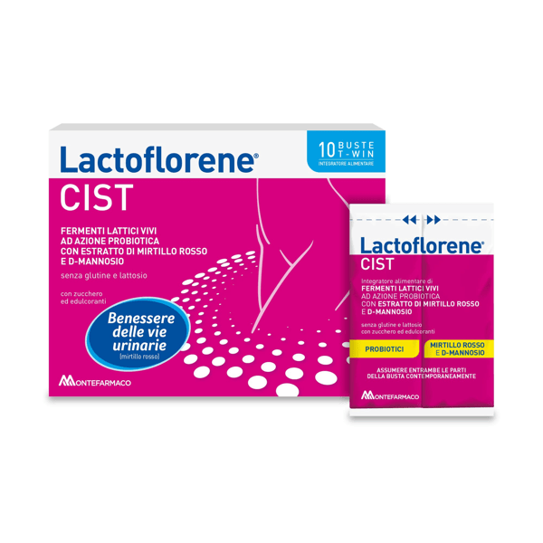 Lactoflorene Cist Integratore Benessere delle Vie Urinarie 10 Bustine