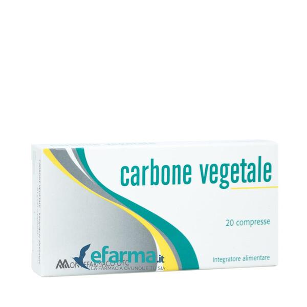 Carbone Vegetale Integratore Gonfiore Addominale 20 Compresse