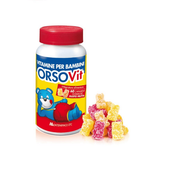 Orsovit Integratore Vitamine Per Bambini Gusto Frutta 60 Caramelle Gommose — confronto prezzi