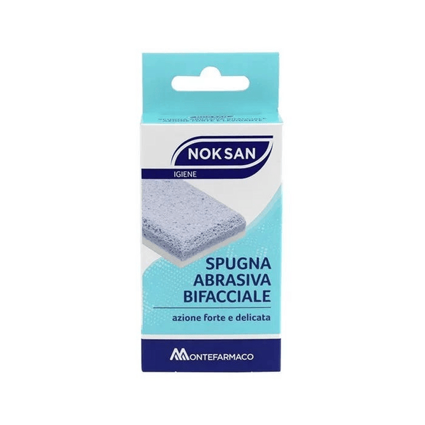 Nok San Spugna Abrasiva Bifacciale Azione Forte e Delicata
