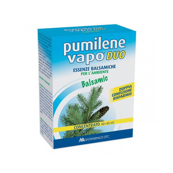Pumilene Vapo Duo Balsamic Con Diffusore 2 Flaconcini Da 40 ml