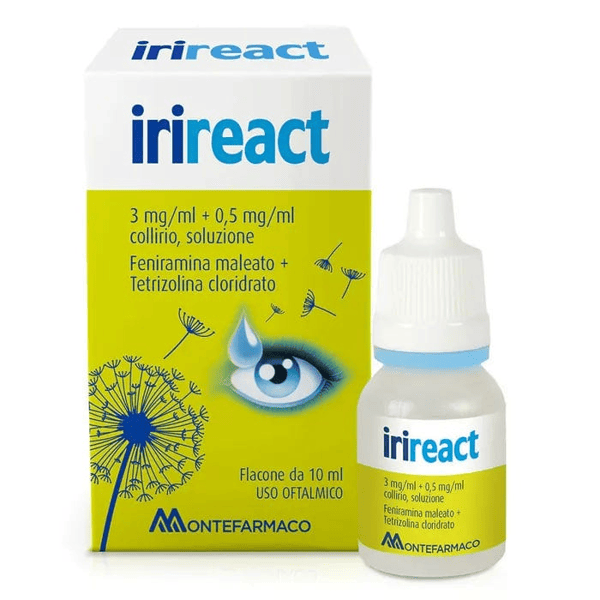 Irireact Antistaminico 3mg/ml + 0,5 mg/ml Collirio 10 ml