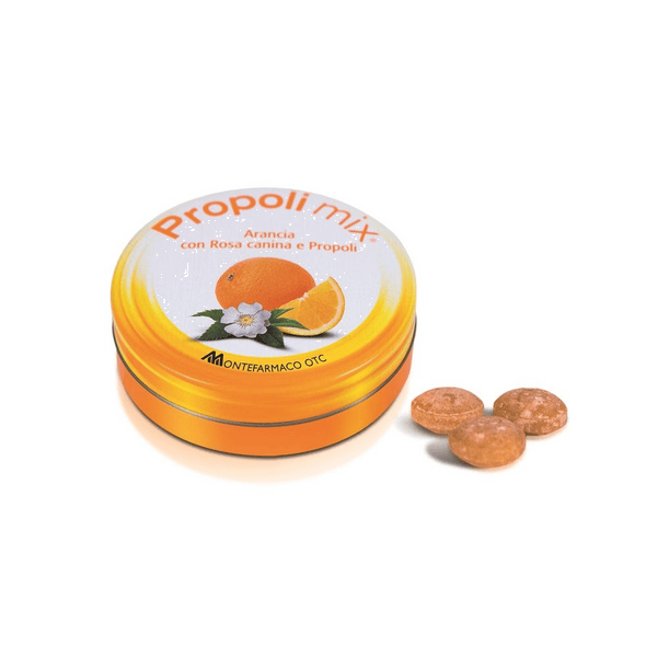 Propoli Mix Caramelle Balsamiche Gusto Arancia 30 Pezzi