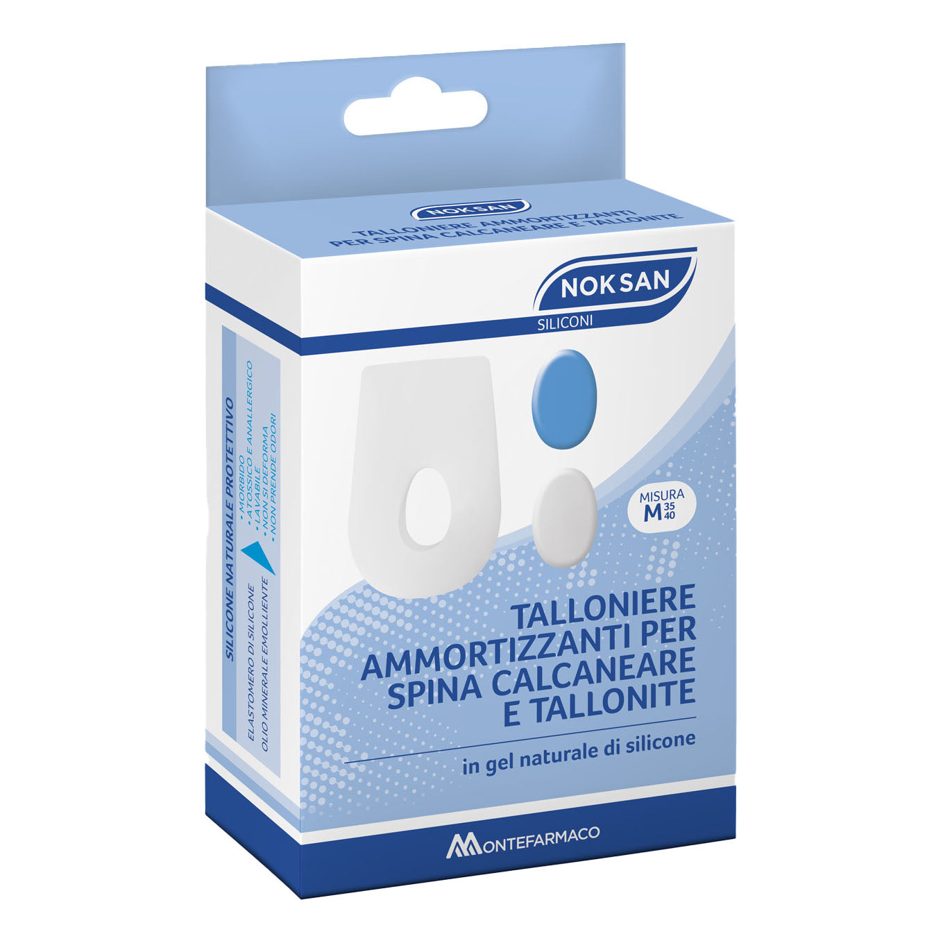 Noksan Talloniera Spina Calcaneare Taglia L 2 Pezzi + 4 Supporti