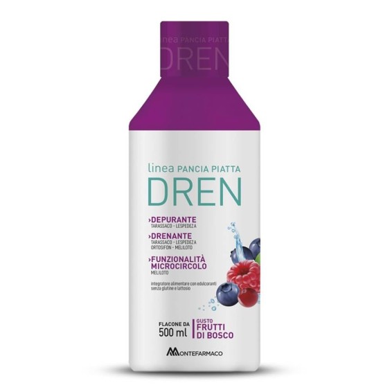 Pancia Piatta Dren Integratore Drenante Gusto Frutti Rossi 500 ml — confronto prezzi