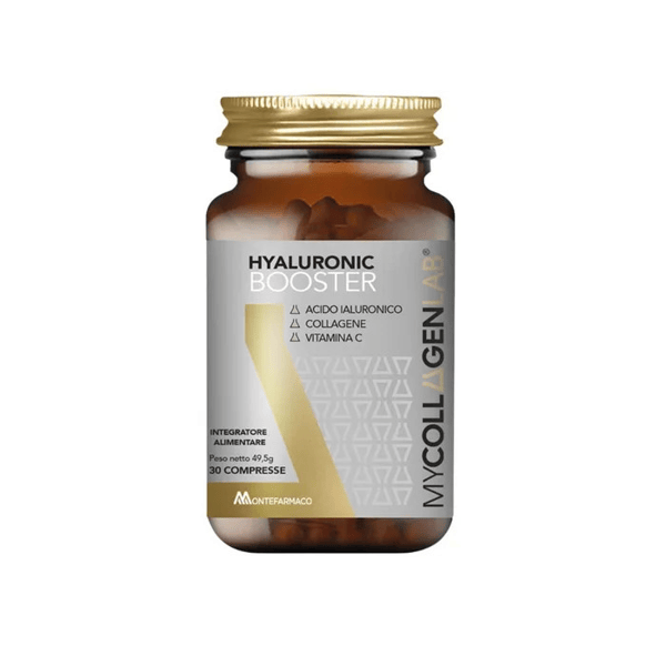 MyCollagenLab Hyaluronic Booster 30 Compresse Integratore di Collagene Acido Ialuronico e Vitamina D