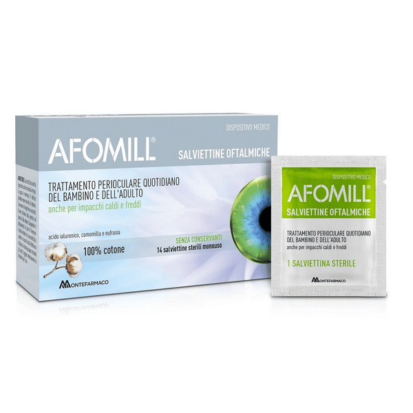 Afomill Salviettine Oftalmiche 14 Pezzi — confronto prezzi