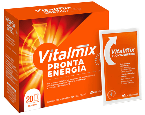Vitalmix Pronta Energia Integratore Per Stanchezza Fisica e Mentale 20 Bustine