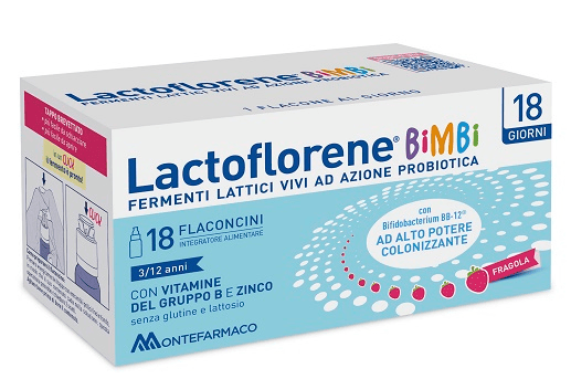 Lactoflorene Bimbi Integratore Fermenti Lattici Probiotici Per Bambini 18 Flaconcini