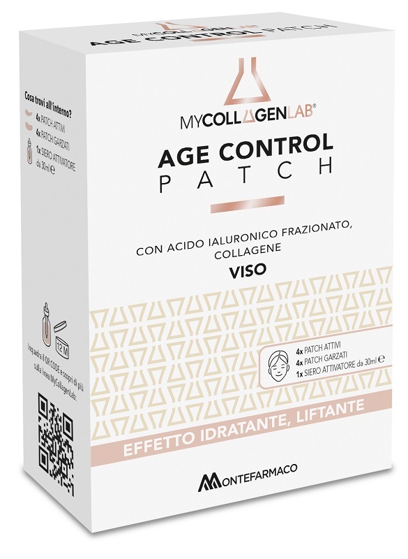 Mycollagenlab Age Control Patch Viso Effetto Idratante E Liftante 4 Patch Attivi + 4 Patch Garzati + Siero Attivatore Da 30ml — confronto prezzi