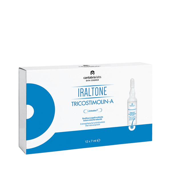 Iraltone Tricostimolin-A Trattamento Ricrescita Capelli 12 Fiale
