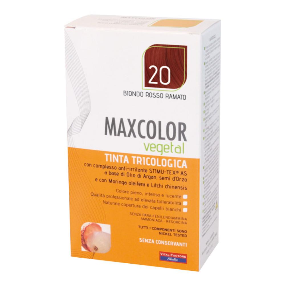 Max Color Vegetal 20 Biondo Rosso Ramato Tinta Tricologica 140ml — confronto prezzi