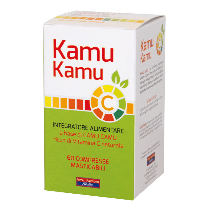 Vital Factors Kamu Kamu C Integratore Alimentare, 60 Compresse Masticabili