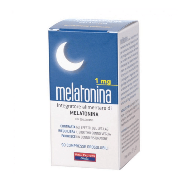 Melatonina 1 mg Integratore per il Sonno 90 Compresse