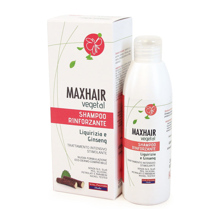 Vital Factors MaxHair Vegetal Shampoo Rinforzante 200 ml