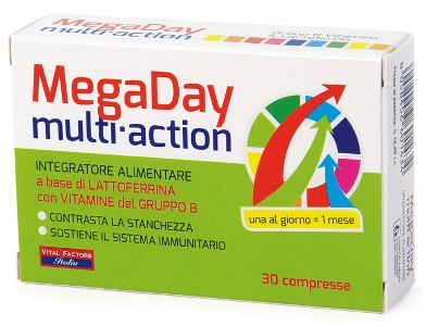 Mega Day Multi-action Integratore Per Contrastare La Stanchezza E Sostenere Il Sistema Immunitario 30 Compresse — confronto prezzi