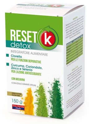 Vital Factors Reset K Detox Integratore Alimentare, 150g