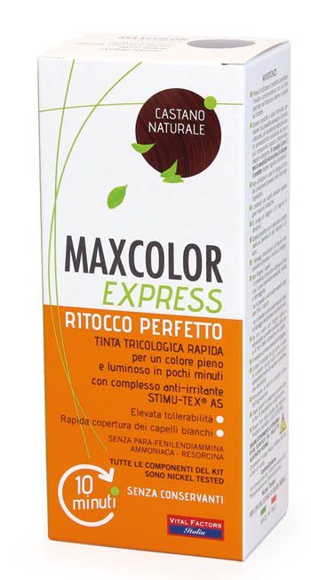 Maxcolor Express Ritocco Perfetto Tintatricologica Rapida Castano Naturale 80ml