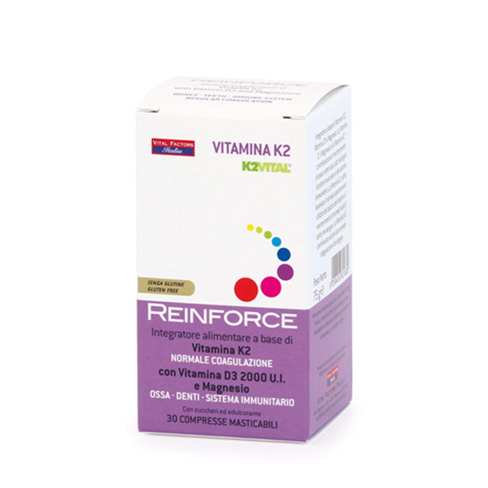 Vital Factors Reinforce - Vitamina K2 Integratore Alimentare, 30 Compresse — confronto prezzi