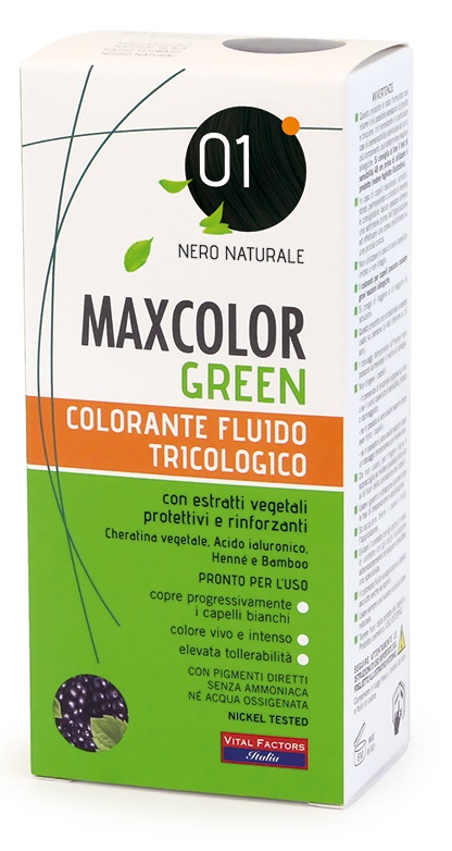 Maxcolor green 01 nero naturale 75 ml + balsamo 15 ml — confronto prezzi