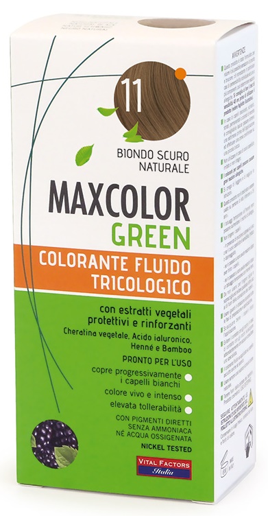 Vital Factors Max Color - Green Colorazione Tricologica 11 Biondo Scuro Naturale