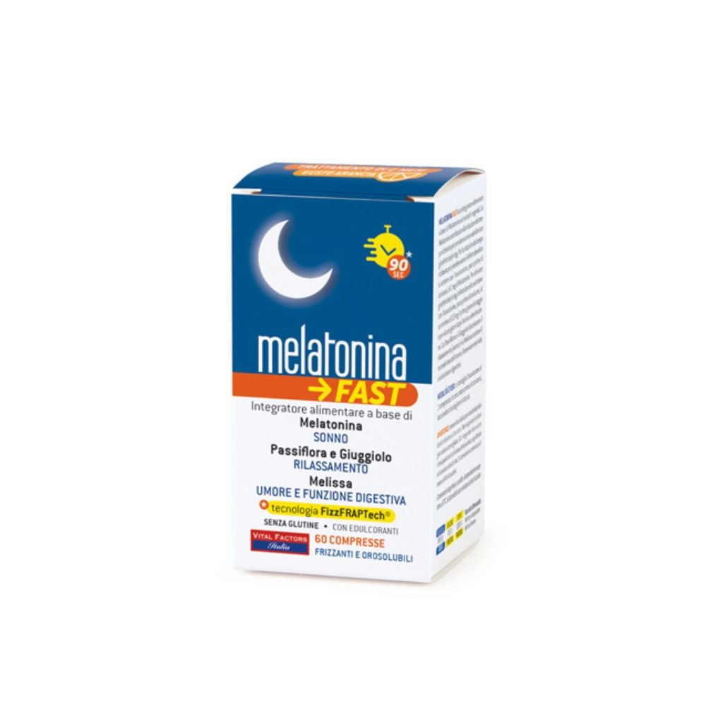Vital Factors Melatonina Fast Integratore Alimentare, 60 compresse