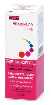 REINFORCE VITAMINA D3 GTT 20ML — confronto prezzi