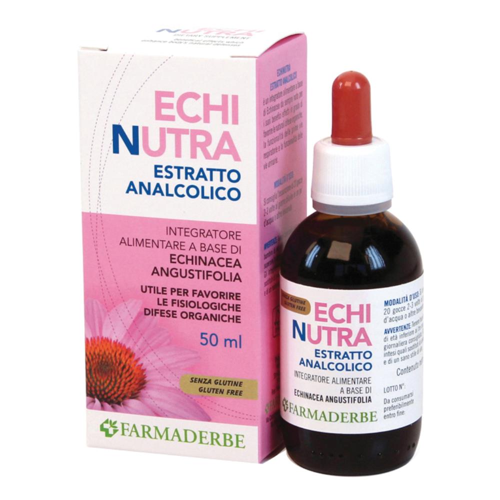 Farmaderbe Echinutra Estratto Analcolico Stimolante Sistema Immunitario, 50ml