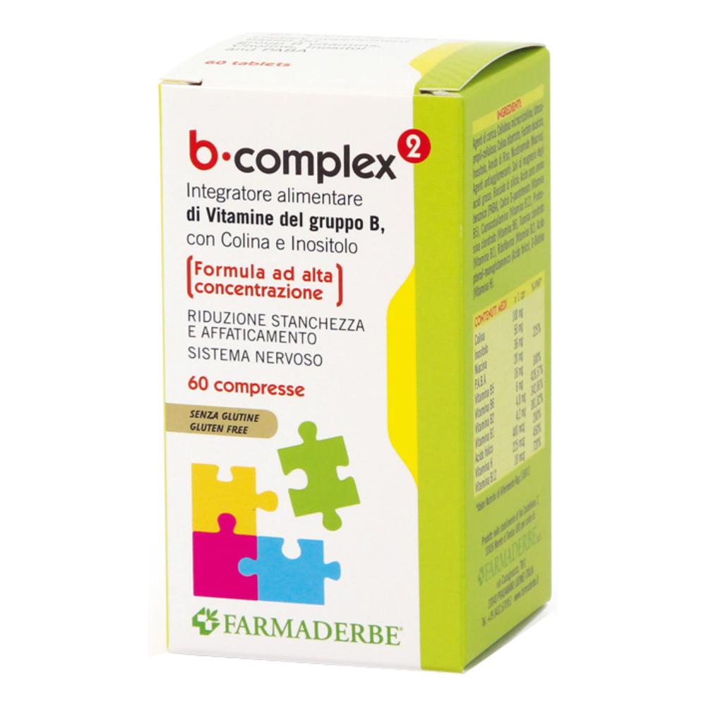 Farmaderbe B Complex Integratore Alimentare, 60 Compresse — confronto prezzi