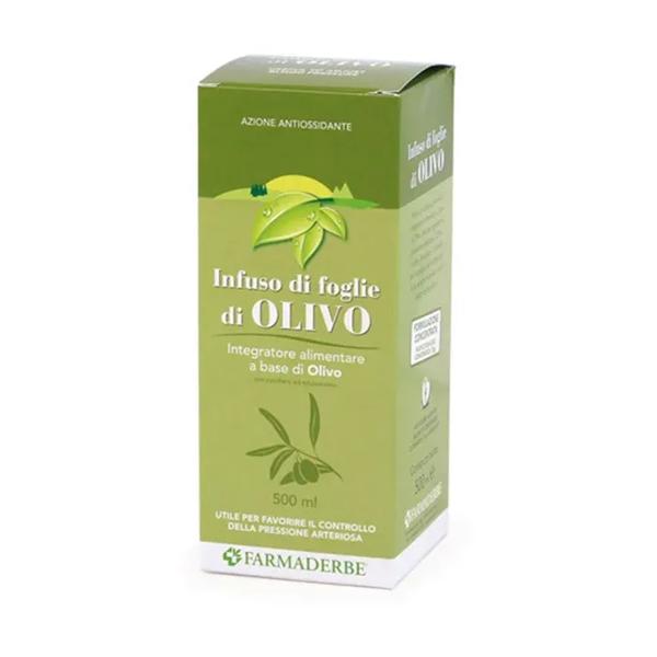 Farmaderbe Olivo Infuso Foglie Integratore Alimentare Pressione Arteriosa 500ml