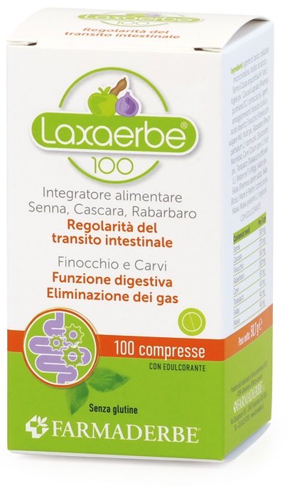 Laxaerbe Integratore Per La Regolarità Del Transito Intestinale 100 Compresse — confronto prezzi