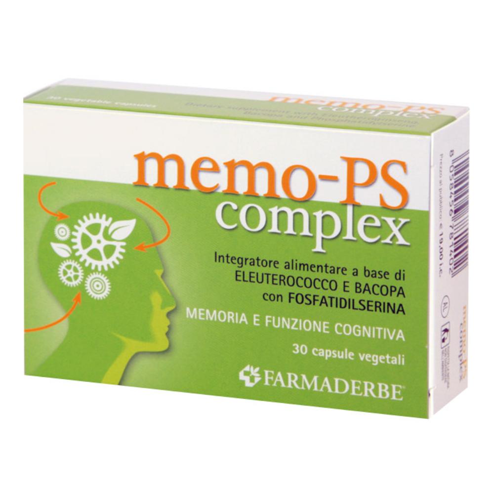 Farmaderbe Memo-Ps Complex Integratore Alimentare, 30 Capsule