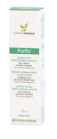 Purity Crema Viso Sebonormalizzante 50 Ml ml — confronto prezzi