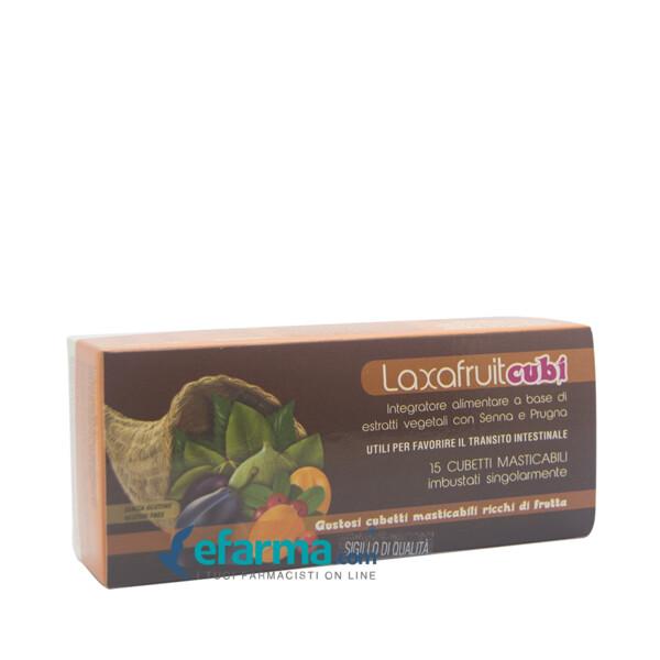 Farmaderbe LaxaFruit Cubetti Ricchi di Frutta, 15 Cubetti