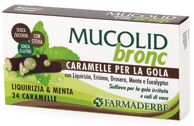 Mucolid bronc menta liquirizia caramelle 70 g