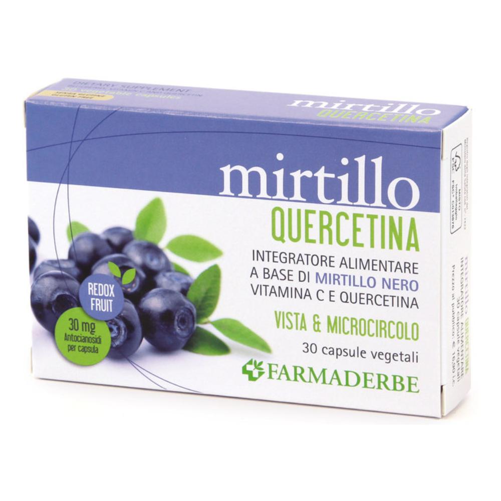 Mirtillo quercetina 30 capsule