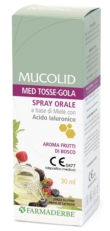 Farmaderbe Mucolid Med Tosse Gola Spray Orale, 30ml — confronto prezzi
