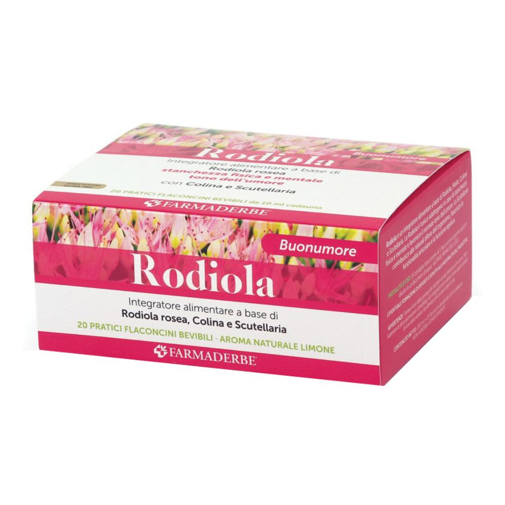 Farmaderbe Rodiola Integratore Alimentare, 20 Flaconcini da 10ml — confronto prezzi