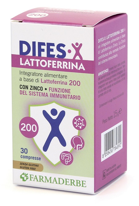 Difes-x lattoferrina 200 30 compresse