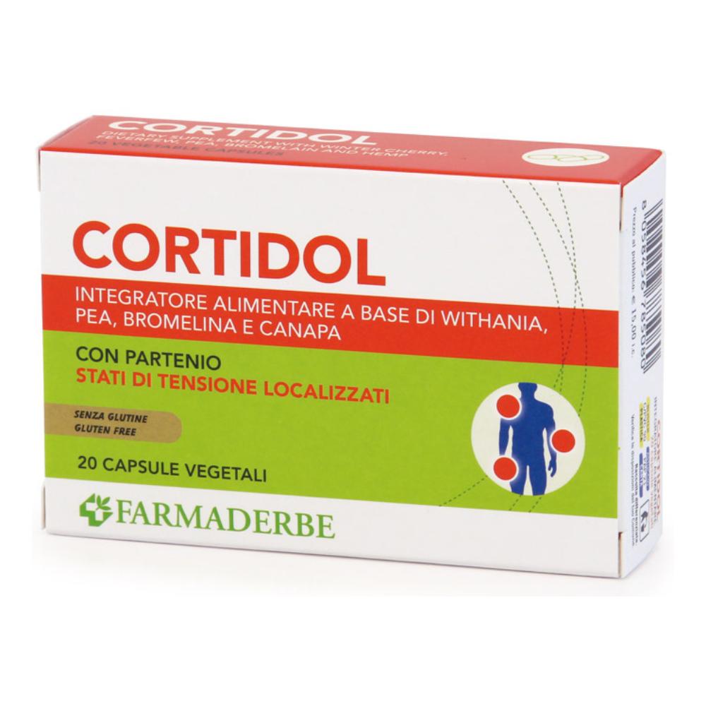 Farmaderbe Cortidol Integratore Stati di Tensione Localizzati, 20 Capsule — confronto prezzi