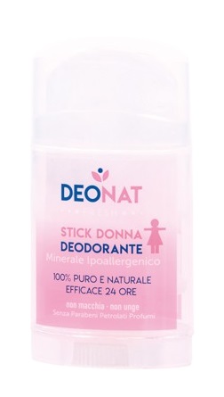 Farmaderbe Deonat Fresh Stick Donna Cristallo Deodorante Senza Profumo, 100g