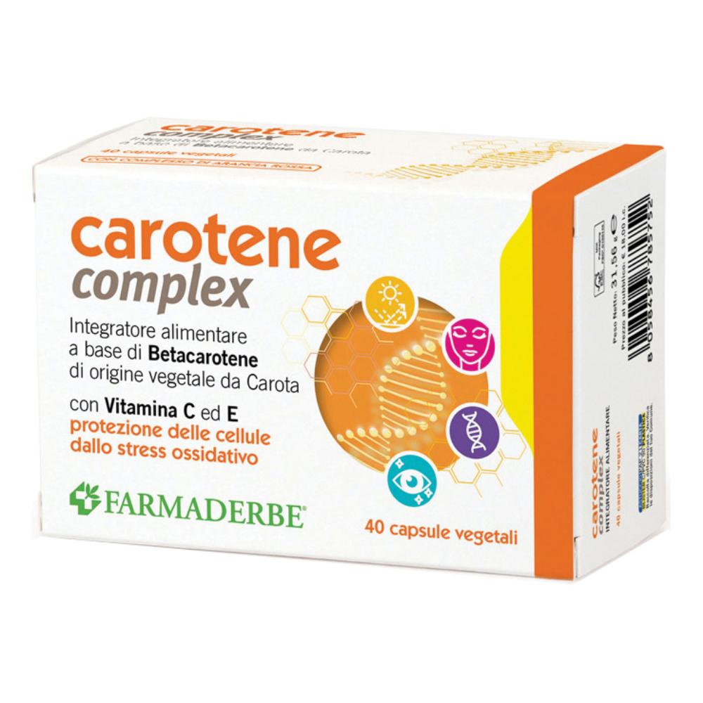 Carotene complex 40 capsule — confronto prezzi
