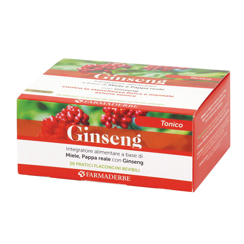 Farmaderbe Ginseng Maximum Integratore Alimentare, 20 Flaconcini — confronto prezzi