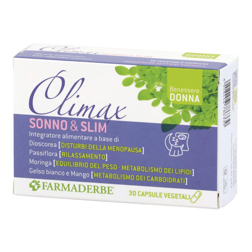Farmaderbe Climax - Sonno & Slim Integratore Alimentare, 30 capsule — confronto prezzi