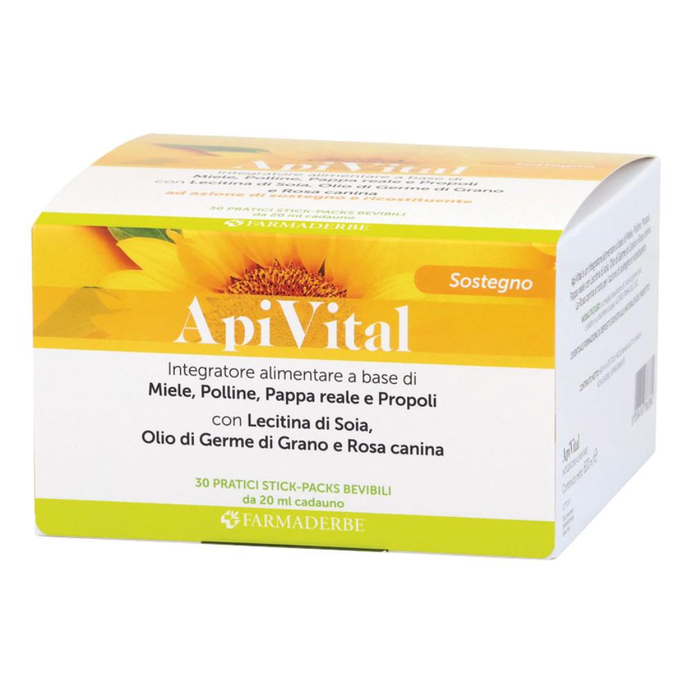 ApiVital Integratore Energetico con Pappa Reale e Propoli 30 Stick