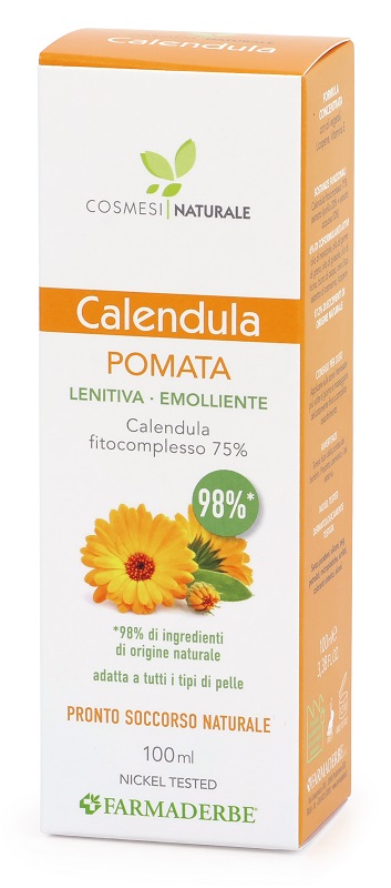 Cosmesi Naturale Calendula Pomata Lenitiva Emolliente Adatta A Tutti I Tipi Di Pelle 100ml