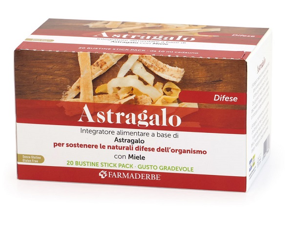 Farmaderbe Astragalo Difese - Integratore per le difese immunitarie, 20 stick da 10 ml — confronto prezzi