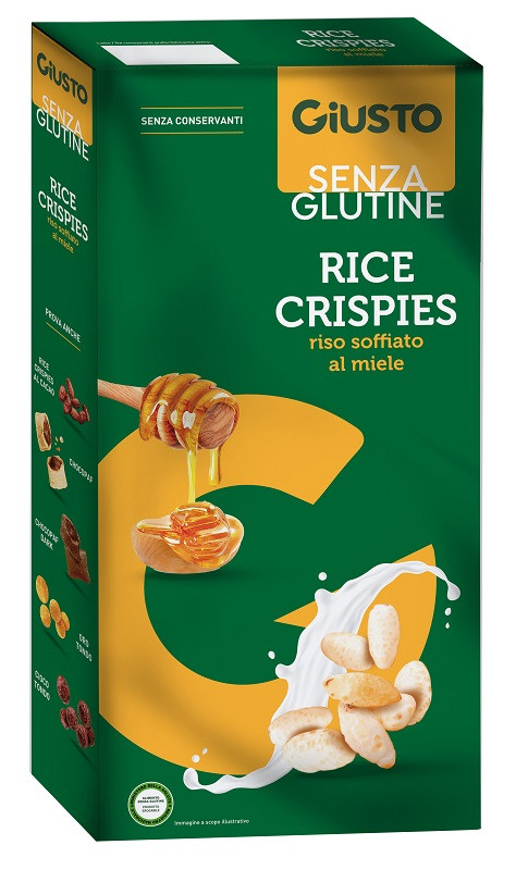 GIUSTO S/G RICE CRISPIES 250G