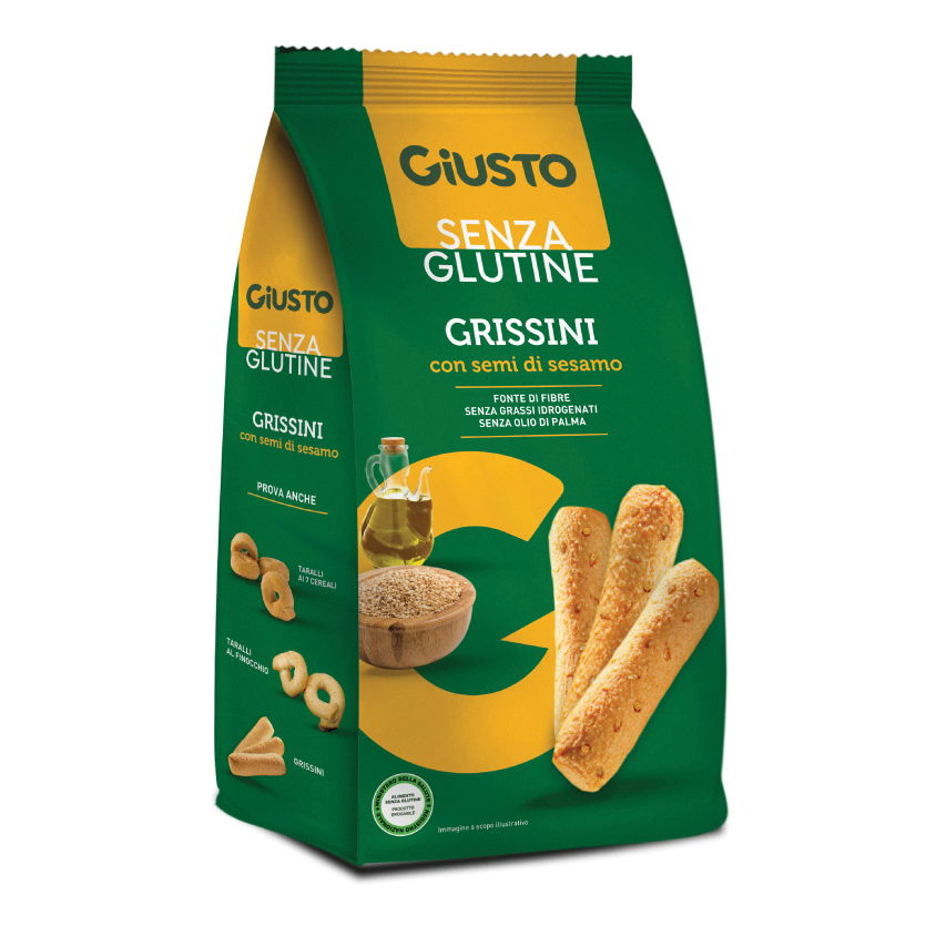 Giusto senza glutine grissini al sesamo 150 g — confronto prezzi
